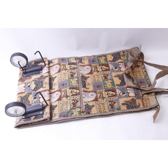 Faithful Companion, Rolling Tote Bag, Funny Dogs, Tapestry, Shopping, Travel - Picture 1 of 5